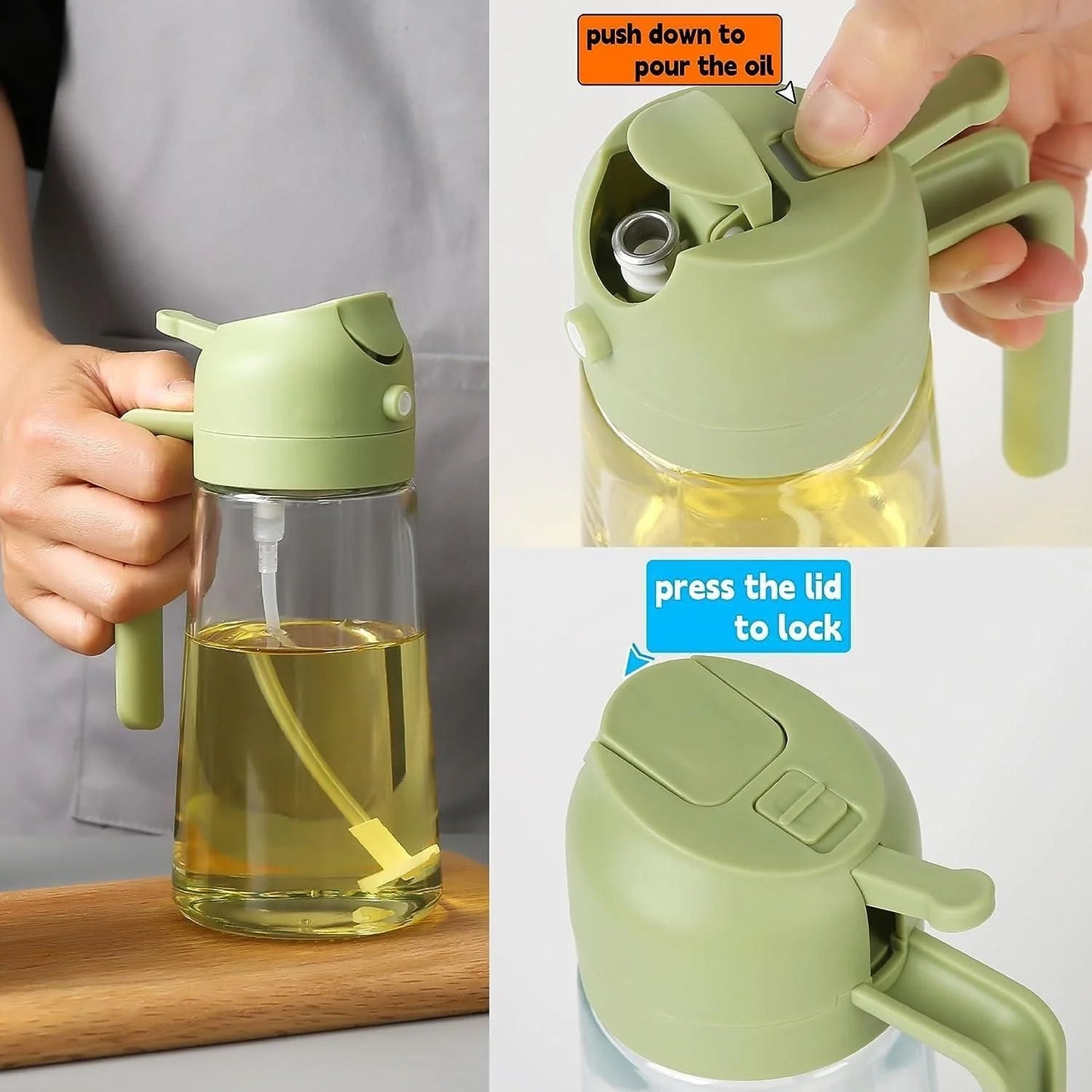 500ml Portable Sprayer Oil Dispenser (BUY 2 GET FLAT 10% OFF AT CHECKOUT)