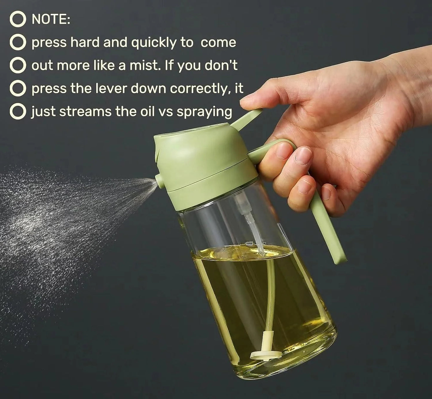 500ml Portable Sprayer Oil Dispenser (BUY 2 GET FLAT 10% OFF AT CHECKOUT)