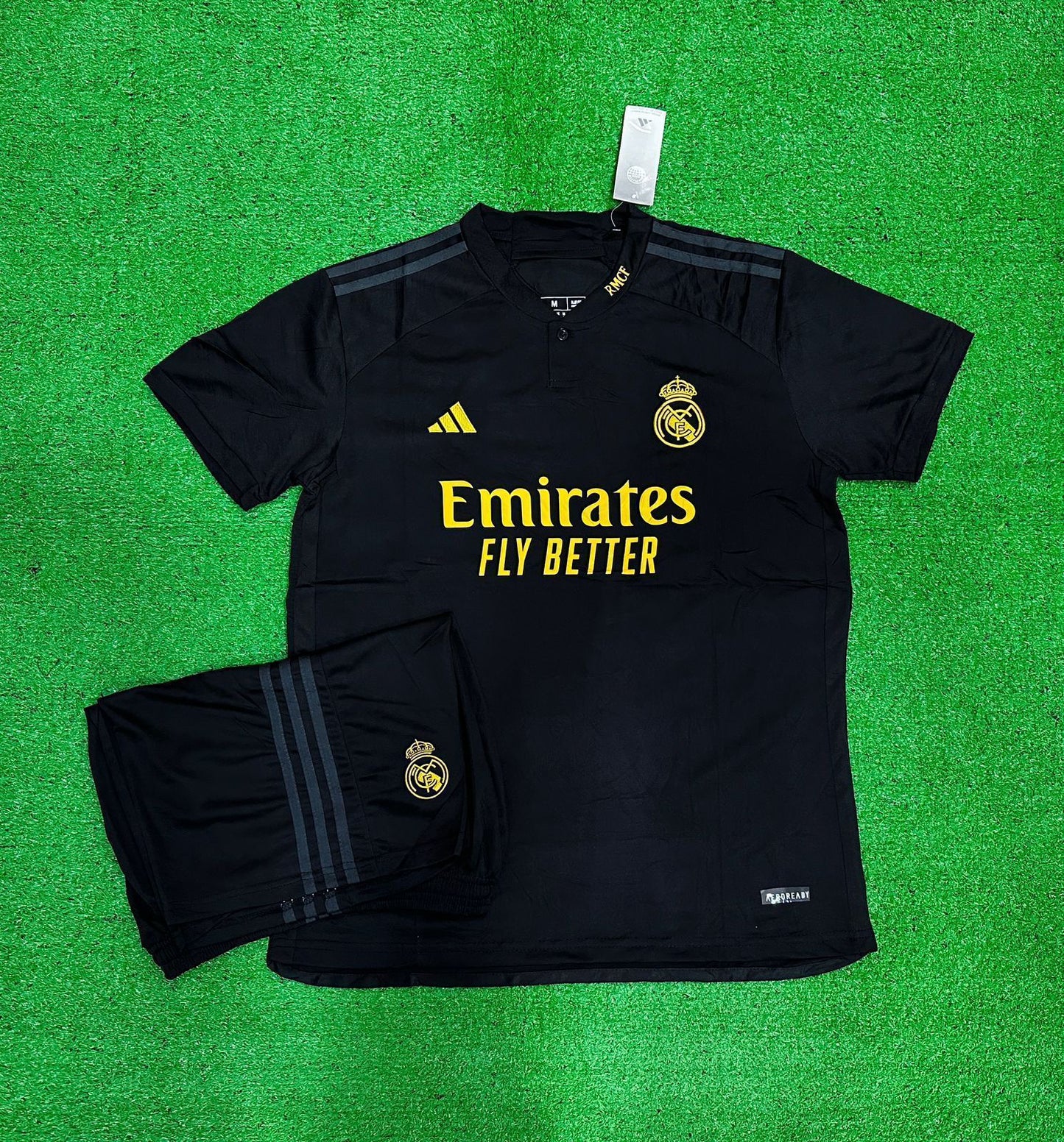 Real Madrid Fan Edition Black Kit (With Shorts)