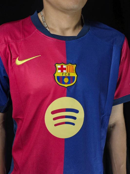Barcelona Stadium Edition 24/25 Home Jersey – Lamine Yamal Printed (Premium Quality)
